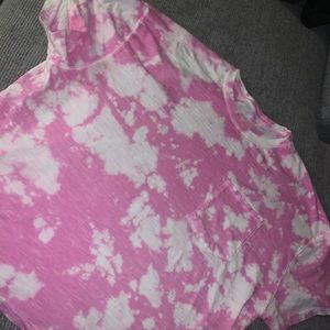 Bleach dyed crop top